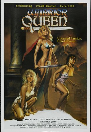 Warrior Queen, Sybil Danning,Donald Pleasence,Richard Hill,Richard Hill,Suzanna Smith,Josephine Jacqueline Jones,Tally Chanel,Stasia Micula,Samantha Fox,David Haughton
