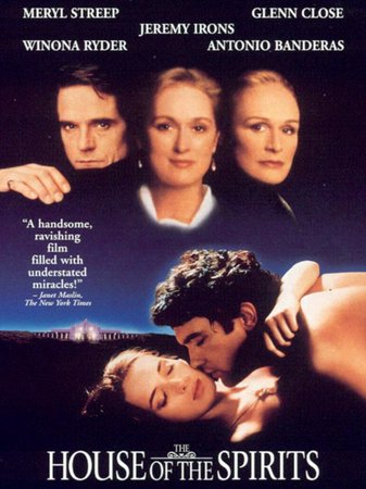 The House of the Spirits, Jeremy Irons,Meryl Streep,Glenn Close,Winona Ryder,Antonio Banderas,Vincent Gallo,Vanessa Redgrave,Maria Conchita Alonso,Armin Mueller-Stahl,Jan Niklas