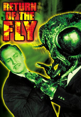 Return of the Fly, Vincent Price,Brett Halsey,David Frankham,John Sutton,Dan Seymour,Danielle De Metz,Janine Graudel,Richard Flato,Florence Storm,Pat O'Hara