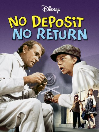 No Deposit, No Return, David Niven,Darren McGavin,Don Knotts,Herschel Bernardi,Barbara Feldon,Kim Richards,Brad Savage,John Williams,Charles Martin Smith,Vic Tayback