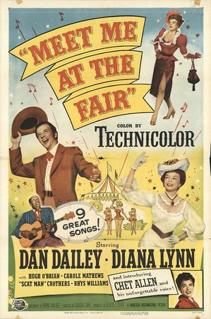 Meet Me at the Fair, Chet Allen,Dan Dailey,Diana Lynn,Hugh O'Brian,Scatman Crothers,Carole Mathews,Rhys Williams,Thomas Jackson,Thomas E. Jackson,Russell Simpson