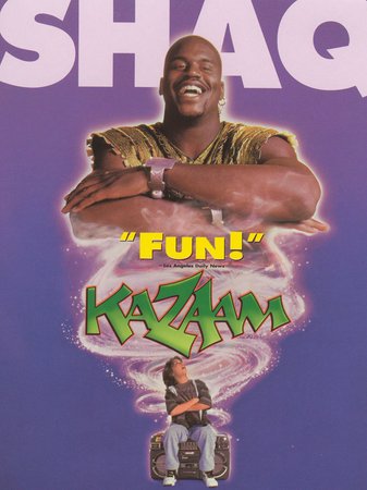 Kazaam, Shaquille O'Neal,Francis Capra,Ally Walker,Marshall Manesh,James Acheson,Fawn Reed,John Costelloe,Joanne Hart,Brandon Durand,Wade J. Robson