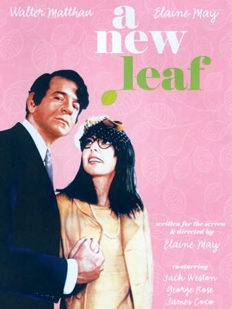 A New Leaf, Walter Matthau,Elaine May,Jack Weston,James Coco,George Rose,William Redfield,Graham Jarvis,Doris Roberts,Rose Arrick,Renee Taylor