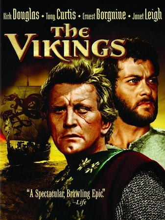 The Vikings, Kirk Douglas,Tony Curtis,Janet Leigh,Ernest Borgnine,James Donald,Alexander Knox,Frank Thring,Maxine Audley,Eileen Way,Edric Connor