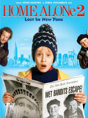 Home Alone 2: Lost in New York, Macaulay Culkin,Joe Pesci,Daniel Stern,Catherine O'Hara,John Heard,Devin Ratray,Hillary Wolf,Maureen Elisabeth Shay,Michael C. Maronna,Gerry Bamman