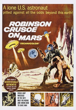 Robinson Crusoe on Mars, Paul Mantee,Vic Lundin,Adam West