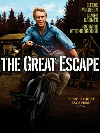 The Great Escape, Steve McQueen,James Garner,Richard Attenborough,James Donald,Charles Bronson,Donald Pleasence,James Coburn,Hannes Messemer,David McCallum,Gordon Jackson