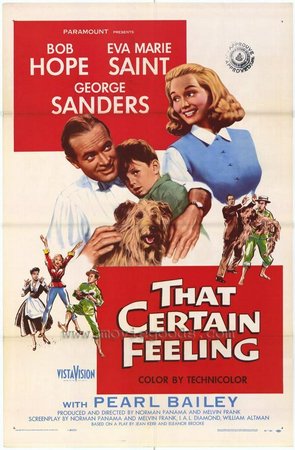 That Certain Feeling, Bob Hope,Eva Marie Saint,George Sanders,Pearl Bailey,David Lewis,Al Capp,Jerry Mathers,Herbert Rudley,Florenz Ames,Richard Shannon