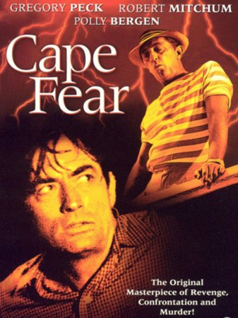 Cape Fear, Gregory Peck,Robert Mitchum,Polly Bergen,Lori Martin,Martin Balsam,Jack Kruschen,Telly Savalas,Barrie Chase,Paul Comi,Page Slattery