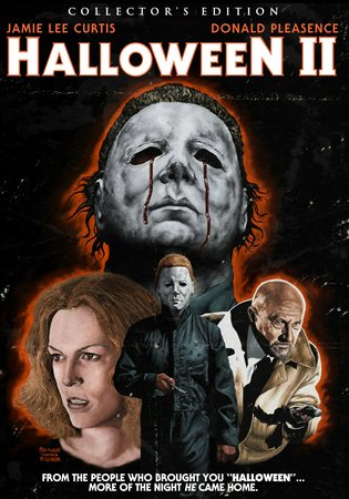 Halloween II, Jamie Lee Curtis,Donald Pleasence,Charles Cyphers,Jeffrey Kramer,Lance Guest,Pamela Susan Shoop,Ana Alicia,Kyle Richards,Tawny Moyer,Anne-Marie Martin