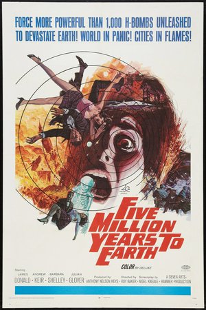 Five Million Years to Earth, James Donald,Barbara Shelley,Andrew Keir,Duncan Lamont,Julian Glover,Bryan Marshall,Peter Copley,Edwin Richfield,Grant Taylor,Maurice Good