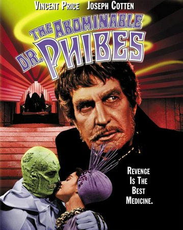 The Abominable Dr. Phibes, Vincent Price,Joseph Cotten,Hugh Griffith,Virginia North,Terry-Thomas,Aubrey Woods,Susan Travers,Alex Scott,Peter Gilmore,Edward Burnham