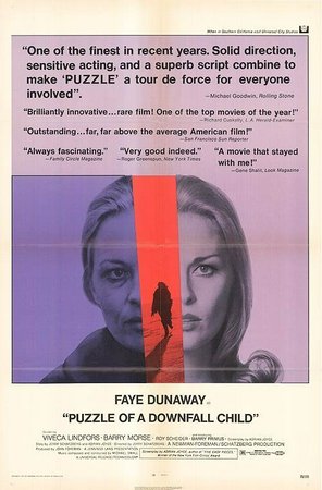 Puzzle of a Downfall Child, Faye Dunaway,Viveca Lindfors,Barry Primus,Roy Scheider,Barry Morse,Ruth Jackson,Sydney Walker,Clark Burckhalter,Shirley Rich,Emerick Bronson