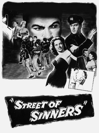 Street of Sinners, George Montgomery,Geraldine Brooks,Nehemiah Persoff,Marilee Earle,William Harrigan,Stephen Joyce,Clifford David,Diana Milay,Sandra Rehn,Danny Dennis