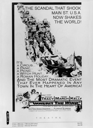 Inherit the Wind, Spencer Tracy,Fredric March,Gene Kelly,Florence Eldridge,Dick York,Donna Anderson,Harry Morgan,Elliott Reed,Philip Coolidge,Claude Akins