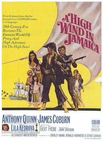 A High Wind in Jamaica, Anthony Quinn,James Coburn,Lila Kedrova,Deborah Baxter,Gert Fröbe,Benito Carruthers,Viviane Ventura,Nigel Davenport,Isabel Dean,Kenneth J. Warren