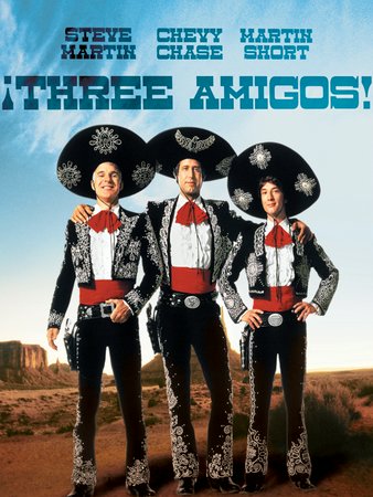 Three Amigos!, Steve Martin,Chevy Chase,Martin Short,Patrice Martinez,Alfonso Arau,Tony Plana,Joe Mantegna,Philip Gordon,Michael Wren,Fred Asparagus