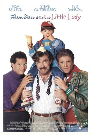 Three Men and a Little Lady, Tom Selleck,Steve Guttenberg,Ted Danson,Nancy Travis,Robin Weisman,Christopher Cazenove,Sheila Hancock,Fiona Shaw,John Boswall,Jonathan Lynn