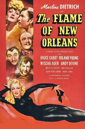 The Flame of New Orleans, Marlene Dietrich,Bruce Cabot,Roland Young,Mischa Auer,Laura Hope Crews,Franklin Pangborn,Theresa Harris,Clarence Muse,Melville Cooper,Anne Revere
