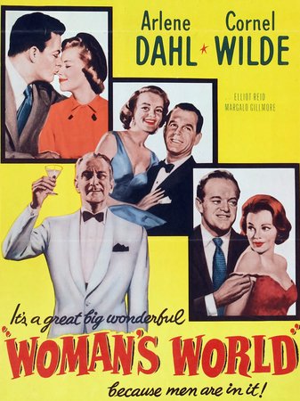 Woman's World, Clifton Webb,June Allyson,Van Heflin,Fred MacMurray,Lauren Bacall,Arlene Dahl,Cornel Wilde,Elliott Reid,Margalo Gillmore,Alan Reed