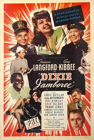 Dixie Jamboree, Guy Kibbee,Frances Langford,Eddie Quillan,Charles Butterworth,Fifi D'Orsay,Lyle Talbot,Frank Jenks,Almira Sessions,Joe Devlin,Louise Beavers