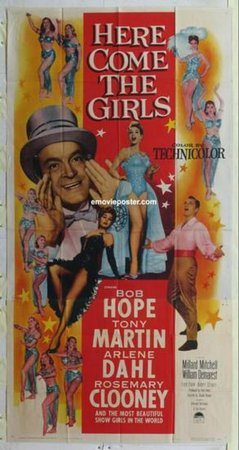 Here Come the Girls, Bob Hope,Tony Martin,Arlene Dahl,Rosemary Clooney,Millard Mitchell,William Demarest,Fred Clark,Robert Strauss,Zamah Cunningham,Frank Orth