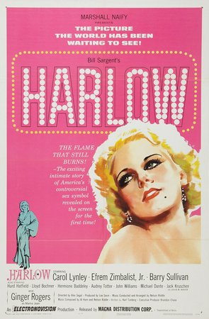 Harlow, Carroll Baker,Angela Lansbury,Raf Vallone,Red Buttons,Martin Balsam,Michael Connors,Peter Lawford,Leslie Nielsen,Mary Murphy,Hanna Landy