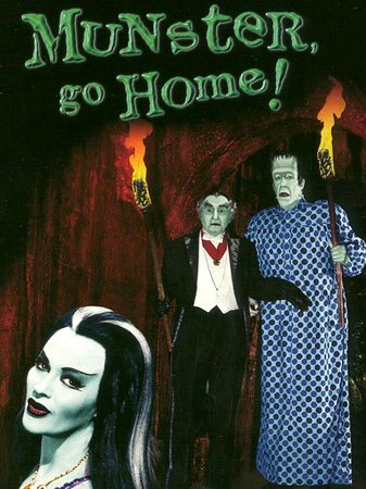 Munster, Go Home, Fred Gwynne,Yvonne DeCarlo,Al Lewis,Hermione Gingold,Butch Patrick,Debbie Watson,Terry-Thomas,Robert Pine,John Carradine,Bernard Fox