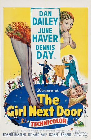 The Girl Next Door, June Haver,Dan Dailey,Dennis Day,Billy Gray,Cara Williams,Natalie Schafer,Clinton Sundberg,Hayden Rorke,Mary Jane Saunders,May Wynn