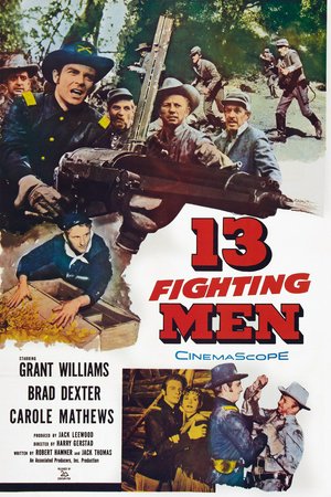 13 Fighting Men, Grant Williams,Brad Dexter,Carole Mathews,Richard Garland,Robert Dix,Richard Crane,Rayford Barnes,John Erwin,Bob Palmer,Rex Holman