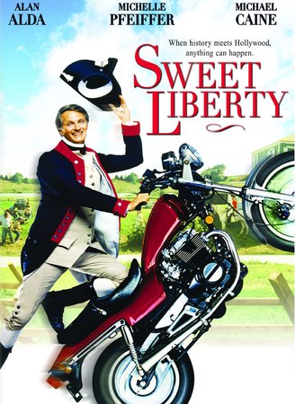 Sweet Liberty, Alan Alda,Michael Caine,Michelle Pfeiffer,Bob Hoskins,Lise Hilboldt,Lillian Gish,Saul Rubinek,Lois Chiles,Linda Thorson,Diane Agostini