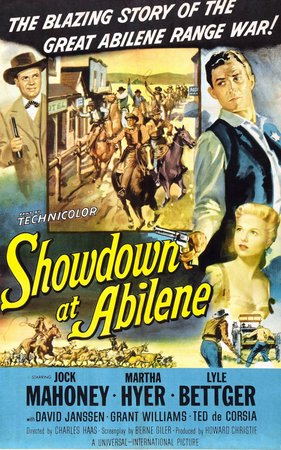 Showdown at Abilene, Jock Mahoney,Martha Hyer,Lyle Bettger,David Janssen,Grant Williams,Ted de Corsia,Harry Harvey,Dayton Lummis,Robert G. Anderson,Richard H. Cutting