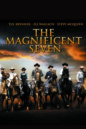 The Magnificent Seven, Yul Brynner,Steve McQueen,Horst Buchholz,Eli Wallach,Charles Bronson,Robert Vaughn,Brad Dexter,James Coburn,Vladimir Sokoloff,Rosenda Monteros