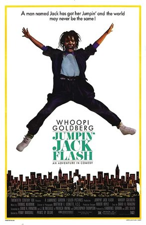 Jumpin' Jack Flash, Whoopi Goldberg,Stephen Collins,John Wood,Carol Kane,Annie Potts,Peter Michael Goetz,Roscoe Lee Browne,Sara Botsford,Vyto Ruginis,Jonathan Pryce