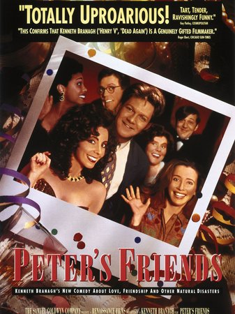 Peter's Friends, Kenneth Branagh,Emma Thompson,Rita Rudner,Stephen Fry,Alphonsia Emmanuel,Hugh Laurie,Imelda Staunton,Tony Slattery,Phyllida Law,Alex Lowe