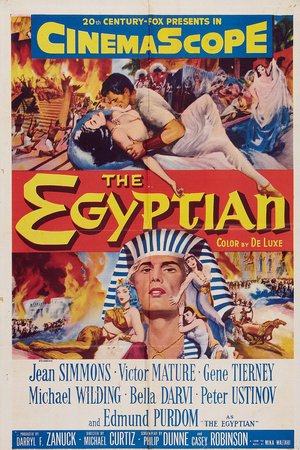 The Egyptian, Edmund Purdom,Jean Simmons,Victor Mature,Gene Tierney,Michael Wilding,Bella Darvi,Peter Ustinov,Judith Evelyn,Henry Daniell,John Carradine