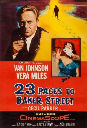 23 Paces to Baker Street, Van Johnson,Vera Miles,Cecil Parker,Patricia Laffan,Maurice Denham,Estelle Winwood,Liam Redmond,Isobel Elsom,Martin Benson,Natalie Norwick