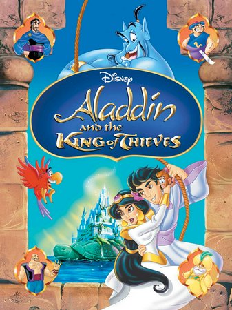 Aladdin and the King of Thieves, Robin Williams,Scott Weinger,Linda Larkin,John Rhys-Davies,Gilbert Gottfried,Frank Welker,Brad Kane,Liz Callaway,Clyde Kusatsu,Corey Burton