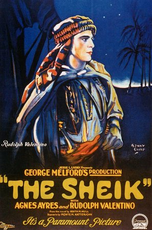 The Sheik, Rudolph Valentino,Agnes Ayres,Adolphe Menjou,Walter Long,Lucien Littlefield,George Waggener,Patsy Ruth Miller,Frank Butler,Charles Brindley,George Waggner