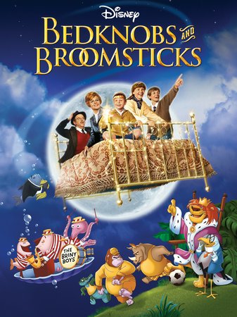 Bedknobs and Broomsticks, Angela Lansbury,David Tomlinson,Roddy McDowall,Sam Jaffe,John Ericson,Bruce Forsyth,Reginald Owen,Tessie O'Shea,Arthur Gould-Porter,Ben Wrigley