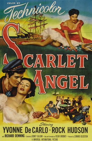 Scarlet Angel, Rock Hudson,Yvonne DeCarlo,Richard Denning,Whitfield Connor,Bodil Miller,Amanda Blake,Henry O'Neill,Henry Brandon,Maude Wallace,Dan Riss