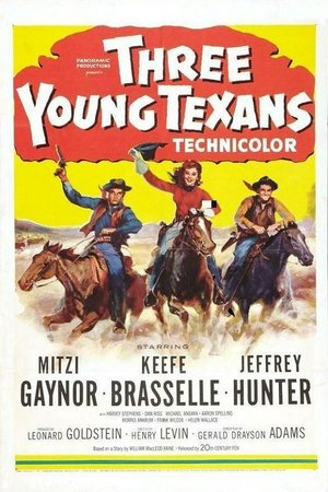Three Young Texans, Mitzi Gaynor,Jeffrey Hunter,Keefe Brasselle,Harvey Stephens,Dan Riss,Michael Ansara,Aaron Spelling,Morris Ankrum,Frank Wilcox,Helen Wallace