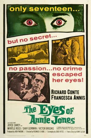 The Eyes of Annie Jones, Richard Conte,Francesca Annis,Joyce Carey,Myrtle Reed,Shay Gorman,Victor Brooks,Jean Lodge,Alan Haines,Mara Purcell,Mark Dignam