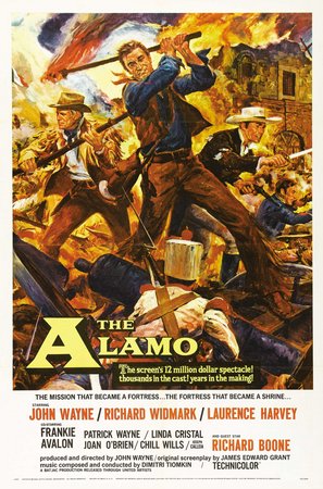 The Alamo, John Wayne,Richard Widmark,Laurence Harvey,Richard Boone,Frankie Avalon,Patrick Wayne,Linda Cristal,Joan O'Brien,Chill Wills,Joseph Calleia