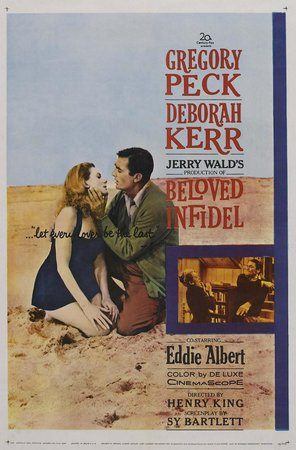 Beloved Infidel, Deborah Kerr,Gregory Peck,Eddie Albert,Philip Ober,Herbert Rudley,John Sutton,Karin Booth,Ken Scott,Buck Class,A. Cameron Grant