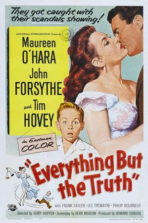 Everything but the Truth, Tim Hovey,John Forsythe,Maureen O'Hara,Frank Faylen,Les Tremayne,Philip Bourneuf,Paul Birch,Addison Richards,Barry Atwater,Jeanette Nolan