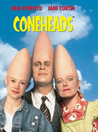 Coneheads, Dan Aykroyd,Jane Curtin,Michelle Burke,Michael McKean,Chris Farley,David Spade,Jason Alexander,Lisa Jane Persky,Jan Hooks,Michael Richards