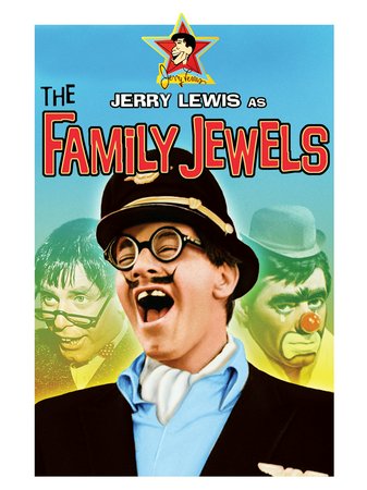 The Family Jewels, Jerry Lewis,Donna Butterworth,Sebastian Cabot,Milton Frome,Gene Baylos,Herbie Faye,Marjorie Bennett,Frances Lax,Ellen Corby,Renie Riano