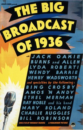 The Big Broadcast of 1936, Lyda Roberti,Jack Oakie,George Burns,Gracie Allen,Bing Crosby,Fayard Nicholas,Ethel Merman,Harold Nicholas,Akim Tamiroff,Wendy Barrie