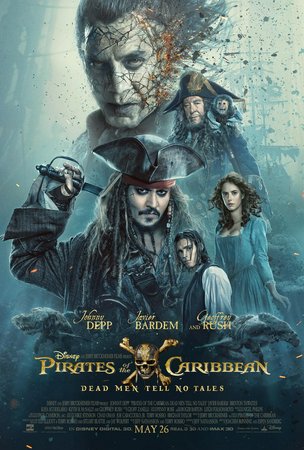 Pirates of the Caribbean: Dead Men Tell No Tales, Johnny Depp,Javier Bardem,Geoffrey Rush,Brenton Thwaites,Kaya Scodelario,Kevin McNally,Golshifteh Farahani,David Wenham,Stephen Graham,Paul McCartney